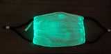 LED Color Changing Fiber Optic Rave Face Wear