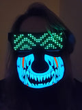 Sound Reactive Skull Glow Mask