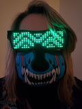 Sound Reactive Skull Glow Mask