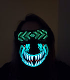Sound Reactive Skull Glow Mask