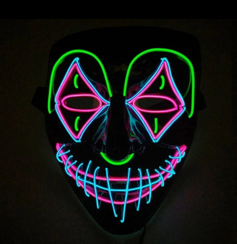 The Joker Cosplay Glow Mask