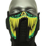Sound Reactive Venom LED Rave Mask