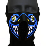 Sound Reactive LED Shark Mask