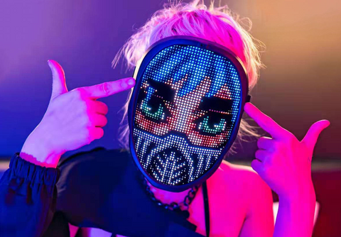 What's Your FACE? Programmable LED Face Mask