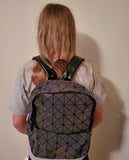 Holographic Geometric Color Changing Backpack