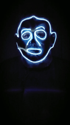 Halloween Neon Glow Mask