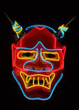 Hannya Anime Neon Glow Mask