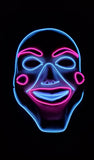 Purge 2020 Halloween Neon Glow Mask