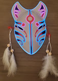 Kitsune Cosplay Neon Glow Mask