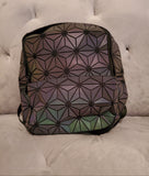 Holographic Geometric Color Changing Backpack