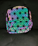 Holographic Geometric Color Changing Backpack