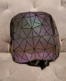 Holographic Geometric Color Changing Backpack