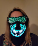 Sound Reactive Skull Glow Mask