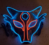 Rave Fox Neon LED Glow Mask