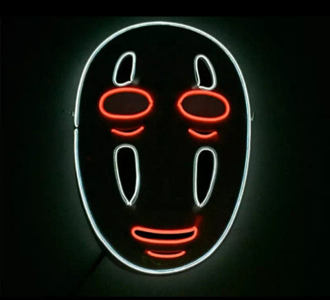 No-Face (Kaonashi) | Spirited Away Anime Cosplay Glow Mask