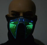 Sound Reactive Subzero LED Rave Mask