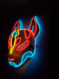 Fox Neon Glow Mask