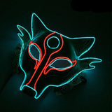 Neon Culture Rave Fox Mask