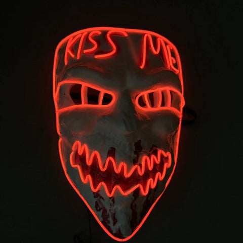Kiss Me Purge LED Glow Mask
